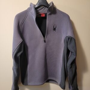 Spyder Men's 1/4 Zip Pullover Sweater Sz M